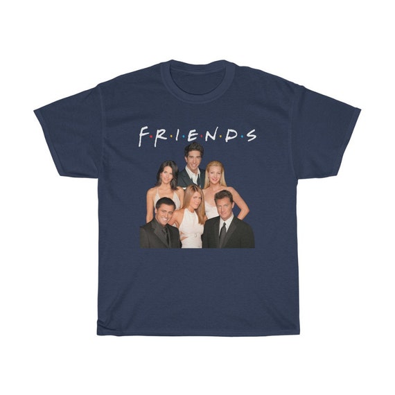FRIENDS 90's TV Show Men's Navy Black T-shirt Size S to 5XL - Etsy