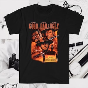 The Good The Bad and The Ugly Herren T-Shirt in Navy Schwarz Größe S bis 5XL