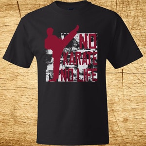 Karate Kyokushin Shotokan Quotes Slogan Men&#39;s Black T-Shirt Size XL