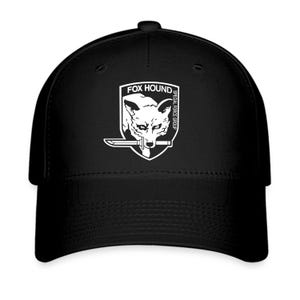 Fox Hound Logo Baseballkappe - Metal Gear Solid - Flexfit Erwachsenengröße