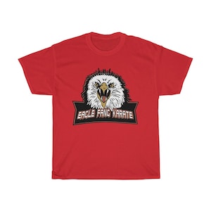 Eagle Fang Cobra Kai Karate Kid Logo Symbol Men&#39;s Navy Black Grey Red T-Shirt Size S to 5XL