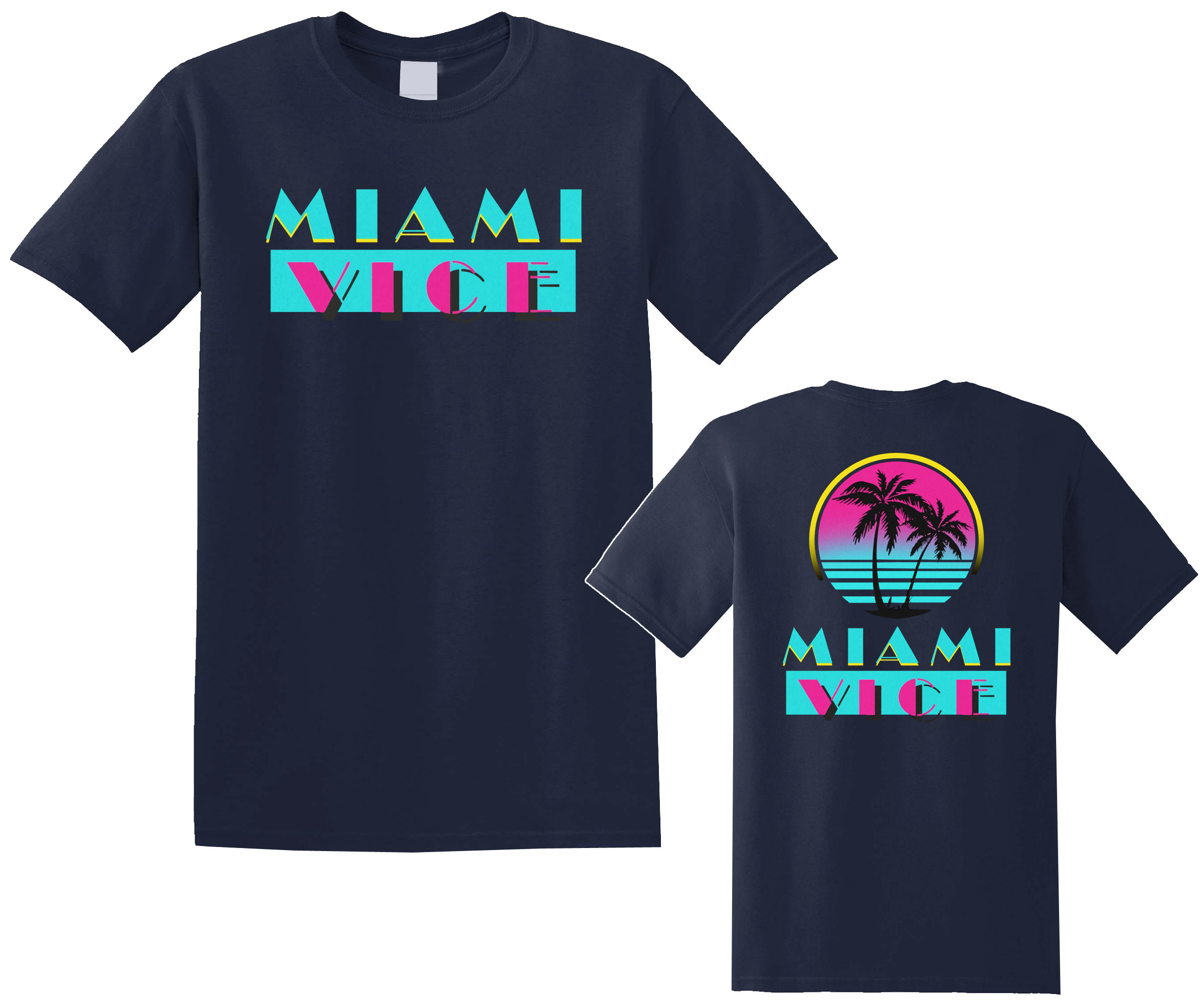 Miami Vice T-shirt: 80s Action TV Series Tee - Etsy