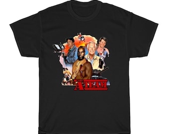 The A Team Action TV Series - Camiseta para hombre, color azul marino, negro y gris, talla S a 5XL