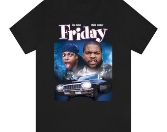 Friday Movie T-shirt noir pour homme Taille S à 5XL