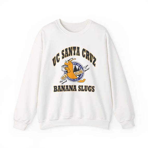 thumbnail image 2 of UC Santa Cruz Banana Slugs Men's Heavy Cotton T-Shirt – Grey, Crew Neck, Short Sleeve S-5XL 2 of 2