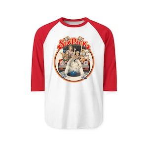 Six Pack Movie Kenny Rogers Raglan Tee T-Shirt Size S to 2XL
