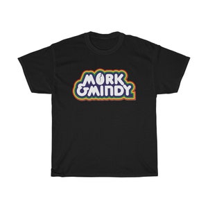 Mork & Mindy 70s movie Men&#39;s Black White Grey Navy T-Shirt Size S to 5XL
