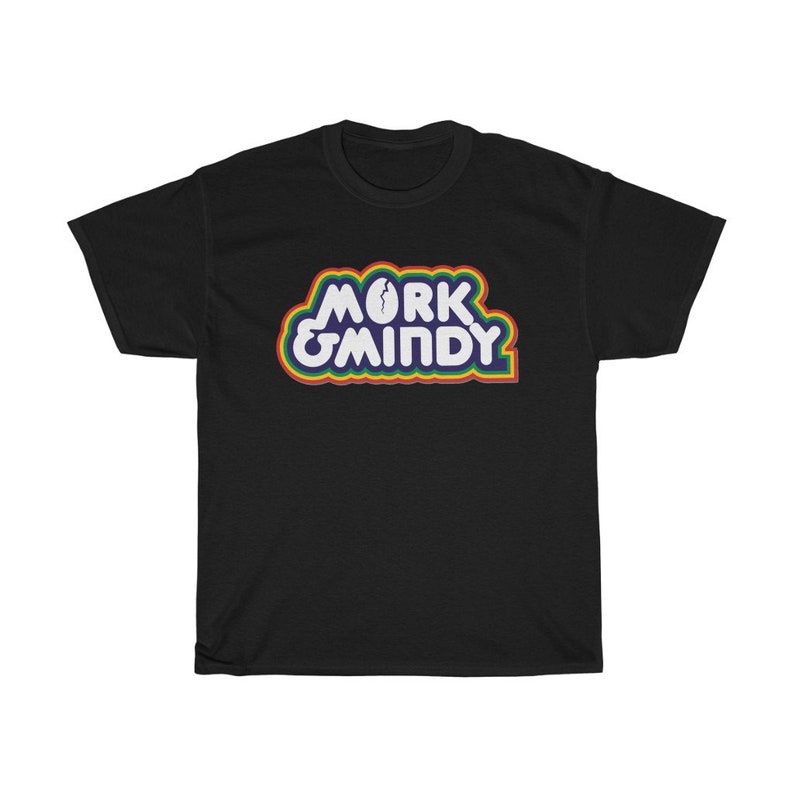 Mork & Mindy Mork Adult Work Shirt Mork & Mindy Mork Adult Work Shirt