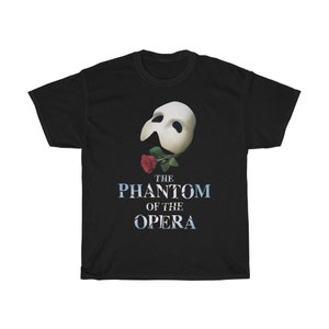 Phantom of The Opera Broadway Musical Show Men&#39;s Navy Black T-Shirt Size S to 5XL