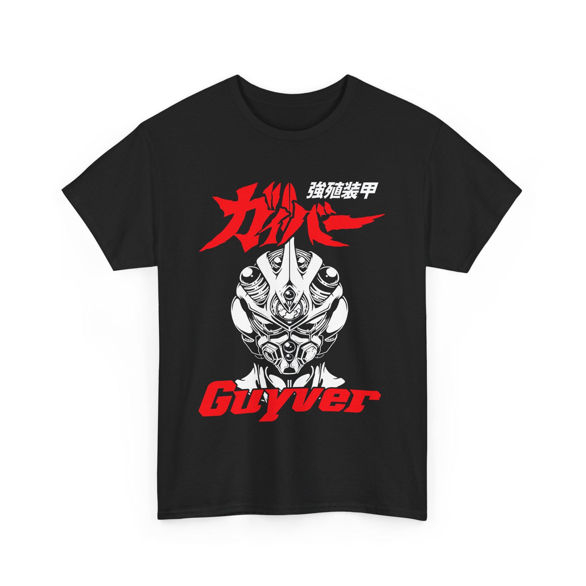 強殖装甲ガイバー レトロアニメ 漫画 メンズ ブラック Tシャツ サイズ 
