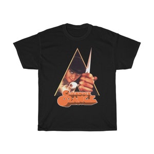 Clockwork Orange Stanley Kubrick Men&#39;s Black Grey Navy T-Shirt Size S to 5XL