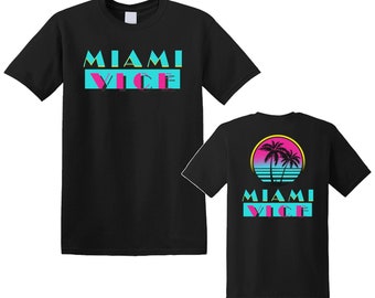 Camiseta de Miami Vice: serie de acción de los 80