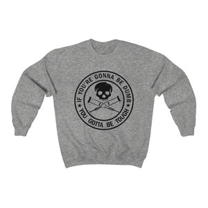 Jackass Logo Men&#39;s Grey White Sweatshirt Size S to 3XL