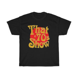 That '70s 70s Show Retro TV Show Logo Men's Black T-Shirt Size S to 5XL