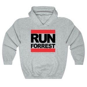 Run Forrest Run Forrest Gump Movie Black Navy Gray Hoodie Sweatshirt Size S to 5XL