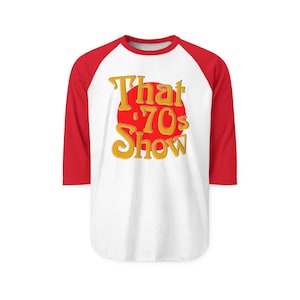 That &#39;70s 70s Show Retro TV Show Logo Raglan Tee T-Shirt Size S to 2XL