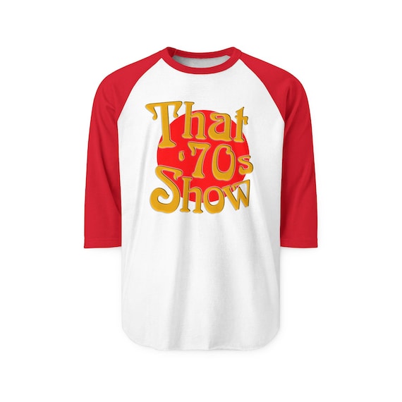 トップス Raglan logo tops Retro TV Show Raglan Tee: That '70s Show Logo T-shirt - Etsy