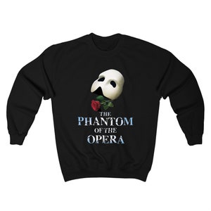 Phantom of The Opera Broadway Musical Show Men&#39;s Navy Black Sweatshirt Size S to 3XL