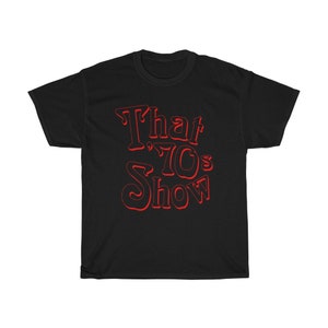 That '70s 70s Show Retro TV Show Logo Men's Black T-Shirt Size S to 5XL