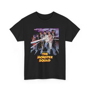 The Monster Squad Horror Movie Retro Classic Men&#39;s Black T-Shirt Size S to 5XL