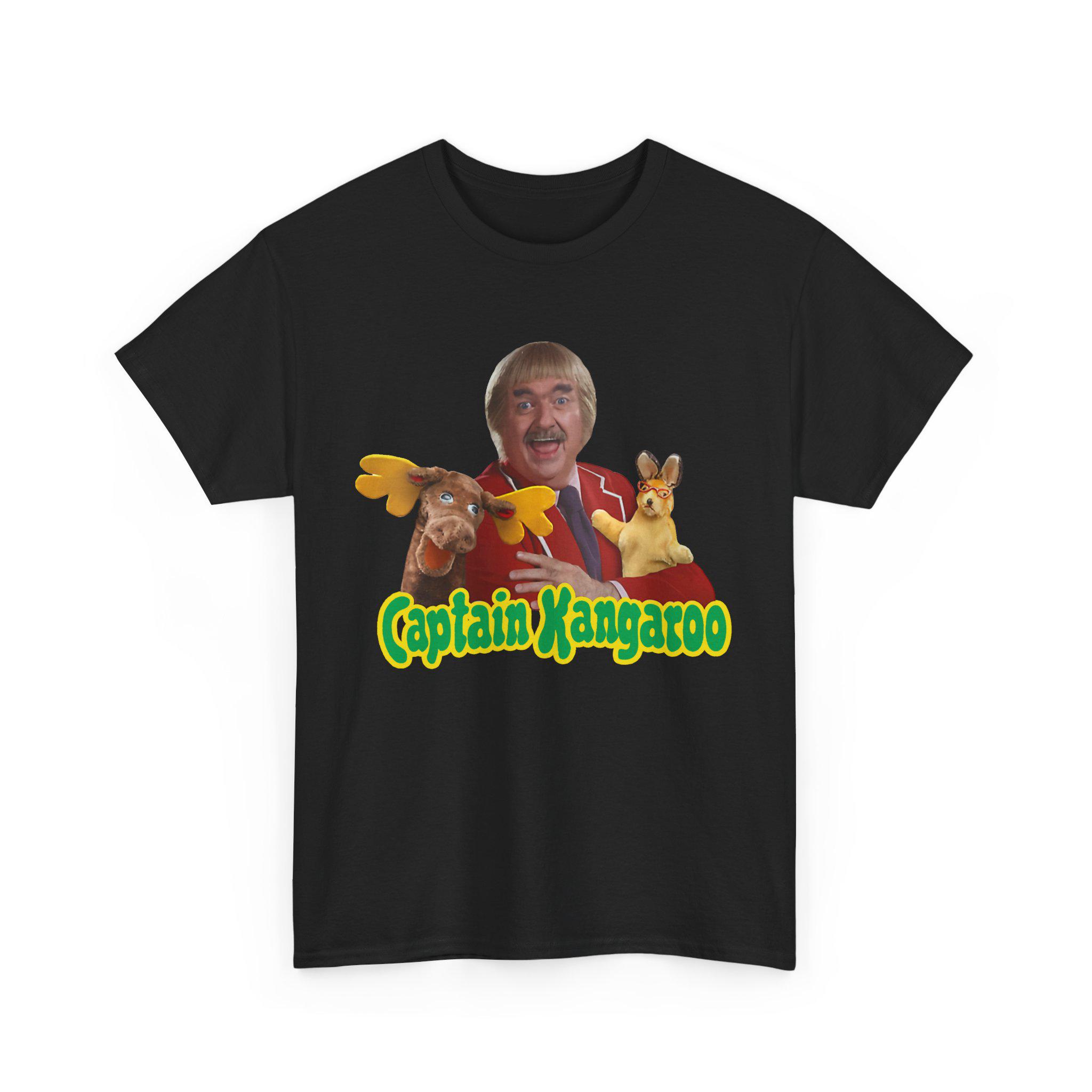 キャプテン・カンガルーTシャツ：レトロテレビ番組の定番コットンT 