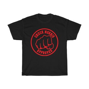 Chuck Norris Approved Karate Symbol Men&#39;s White Black T-Shirt Size S to 5XL