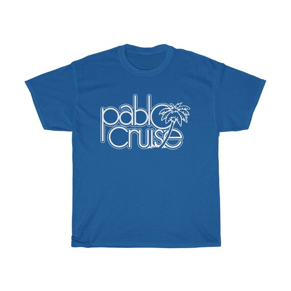 Pablo Cruise Logo Stepbrothers Men's Black Blue Navy T-shirt Size