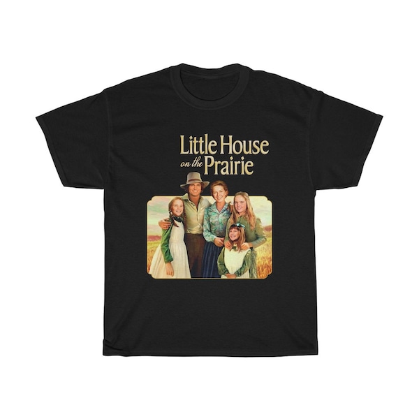 Little House on The Prairie Classic TV Show - Camiseta para hombre, color azul marino y negro, talla S a 5XL