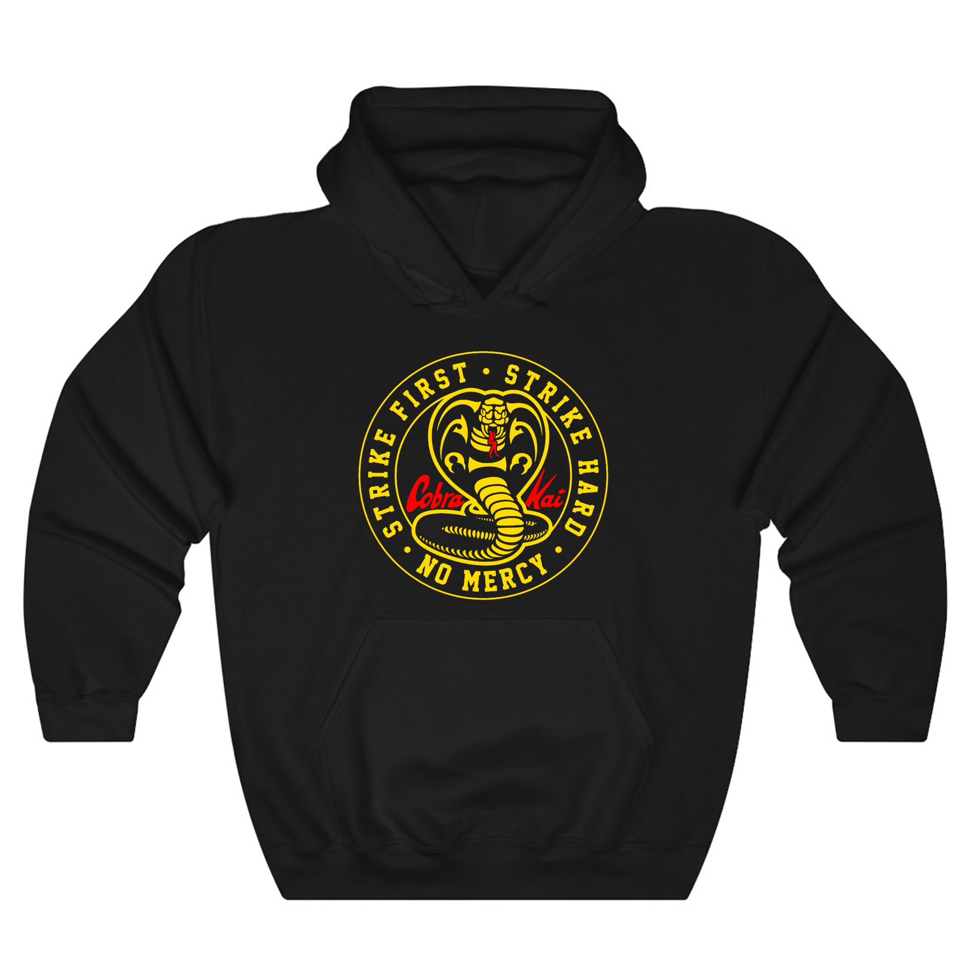 XL CHALLENGER SNAKING LOGO HOODIE BLACK Ed Hardy SNAKE AND