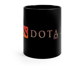 Dota 2 Heroe Logo 11oz Black Mug