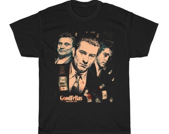 Goodfellas Mafia Gangster Movie Men's Black T-Shirt Size S to 5XL
