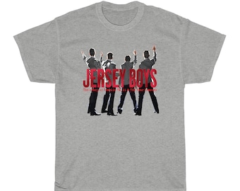Jersey Boys Broadway Musical Show Logo Men's Black Navy T-shirt