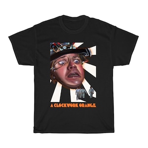 A Clockwork Orange Men&#39;s Navy Black T-Shirt Size S to 5XL
