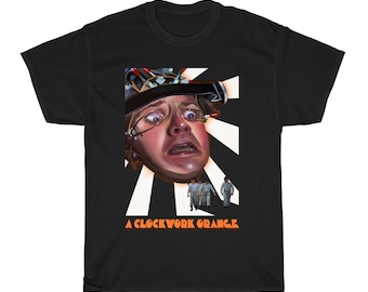 Koszulka męska w kolorze pomarańczowo-granatowym w kolorze czarnym w kolorze Clockwork Orange Rozmiar od S do 5XL