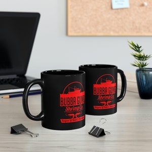 Bubba Gump Shrimp Co Forest Gump Film 11 Unze schwarze Tasse