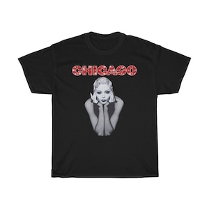Chicago Broadway Musical Show Men&#39;s Black Navy T-Shirt Size S to 5xl