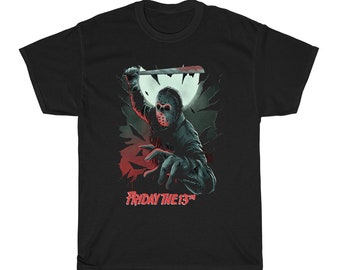 13日の金曜日 ホラー映画 ブラックTシャツ サイズS～5XL - Etsy 日本