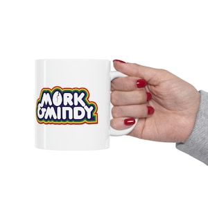Mork & Mindy 70s Movie 11oz White Mug