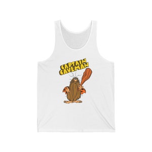 Captain Caveman Retro TV-Show Herren Tank Top Größe XS bis 2XL