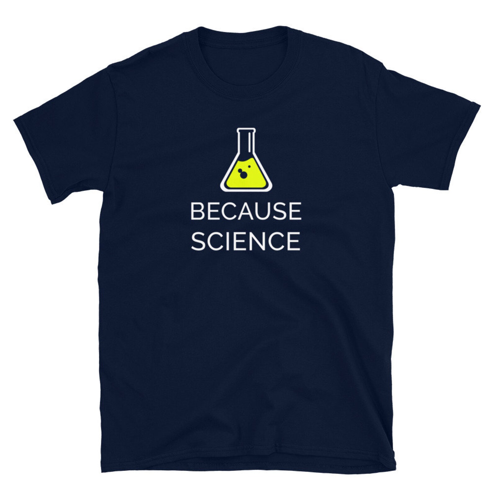 Because Science Beaker T-Shirt | Etsy