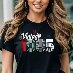 1985 T-shirt,40th Birthday T-shirt for Men & women,Vintage 1985 Customise month Gift for Him Plus size ,1985 Limited Edition (Ta)