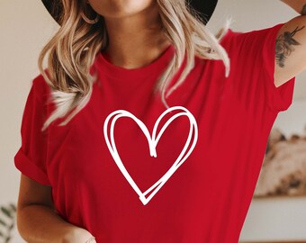Valentine&#39;s Shirts for Women ,Valentine&#39;s shirt for women, LOVE Shirt, Cute Valentine&#39;s Tshirt heart, Valentine&#39;s Crewneck ValDay.D5