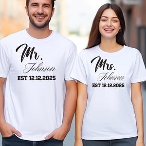Wifey and Hubby Shirt,Mr and Mrs,Just Married Shirt,Honeymoon Shirt,Wedding Shirt,Wife And Hubs Shirts,Just Married Shirts,Script Couple