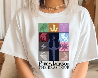 Camp Jupiter - Camp Half-Blood Chronicles Branches T-Shirt - Percy Jackson and Olympian SPQR Adult Unisex T-Shirt - Colorful Percy Jackson