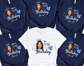 Camisetas personalizadas para el grupo de cumpleaños: Camisetas a juego para la fiesta