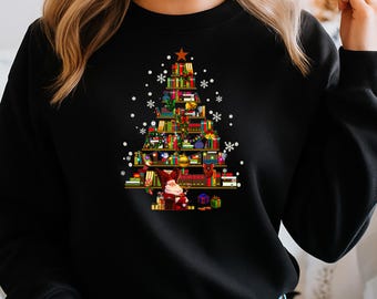 Estantería de libros de Pesadilla antes de Navidad SWT