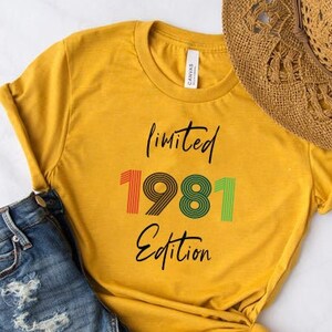 T shirt vintage 1981 discount