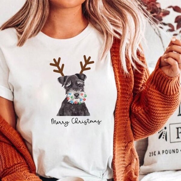 Christmas Dog Shirt Etsy