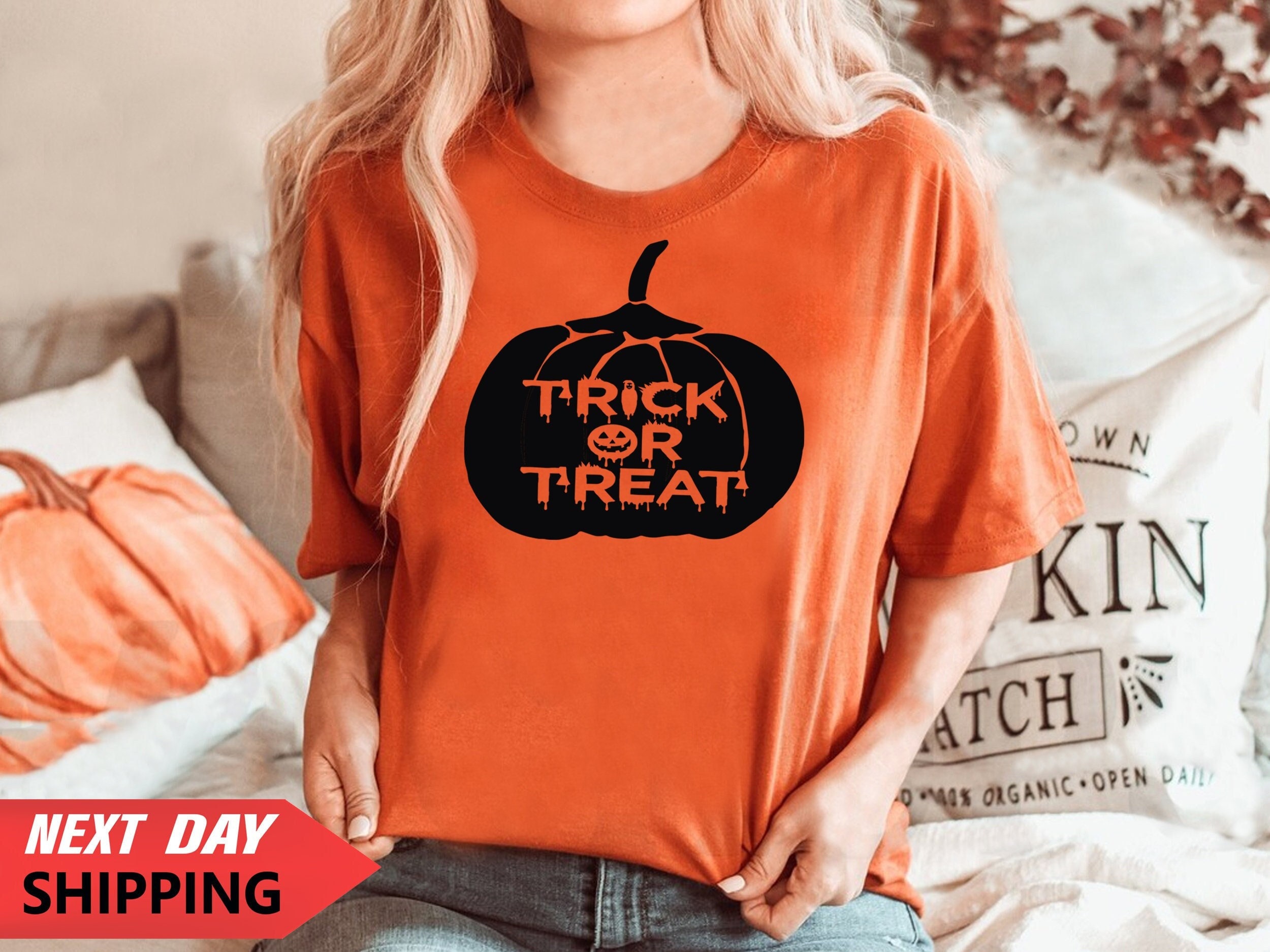 Halloween  Shirt Skeletons Happy Halloween Shirt Halloween Shirt Tee Shirt T-shirt Oversize Tee Shirt Comfort Colors, Trick or Treat 4