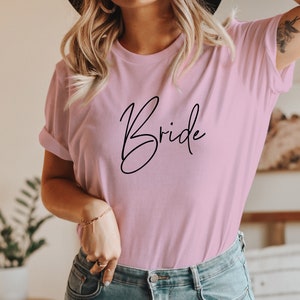 Mother of the Bride Shirt, Bridal Party Shirts, Bride Shirt, Bridesmaid Shirts, Bachelorette Party Hen Party Tshirt image 2